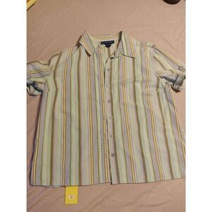 Karen Scott brand Button down shirt - Size: 10 (0557)